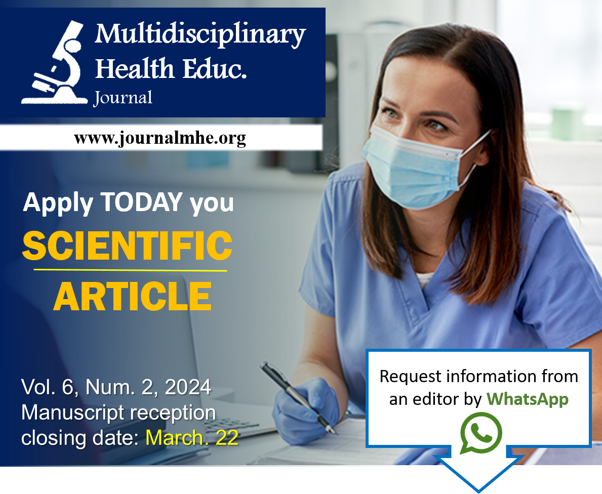 Apply today you Scientific Article, Manuscript reception closing date: March, 22